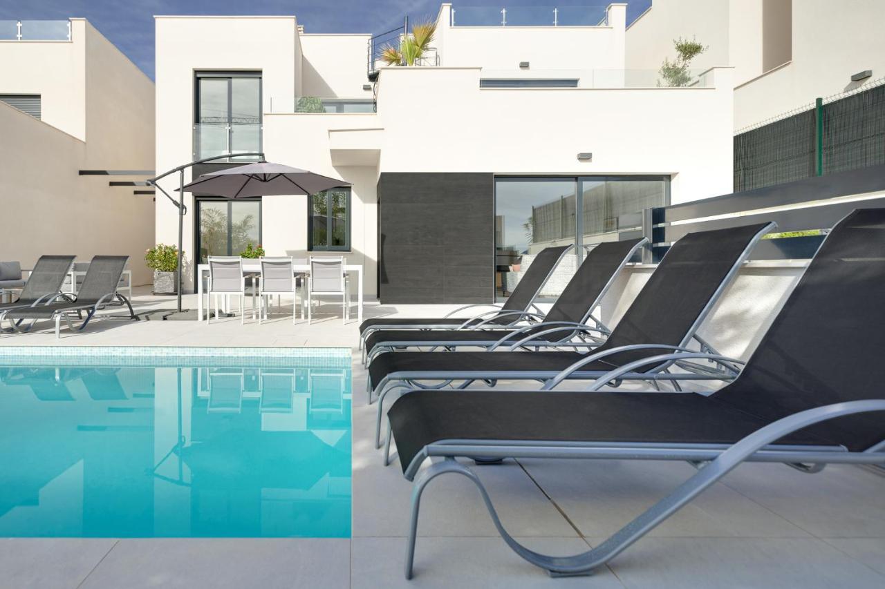 Villa Blanka, Amazing Villa With Hot Tube & Heated Pool In Polop, Alicante Bagian luar foto